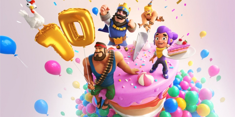 Clash Royale celebra i 10 anni dei suoi creatori