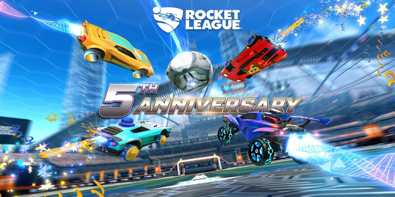 La celebrazione del quinto anniversario della Rocket League