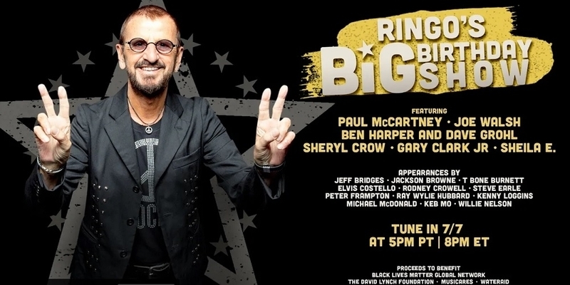 Ringo Starr ha festeggiato i suoi 80 anni con un concerto su YouTube