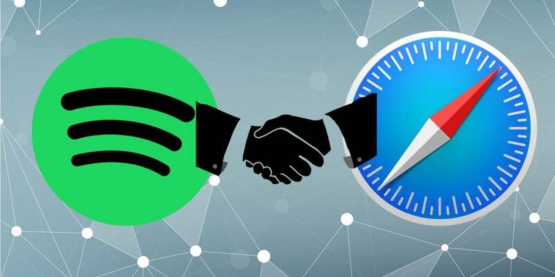 Safari dà di nuovo il benvenuto a Spotify
