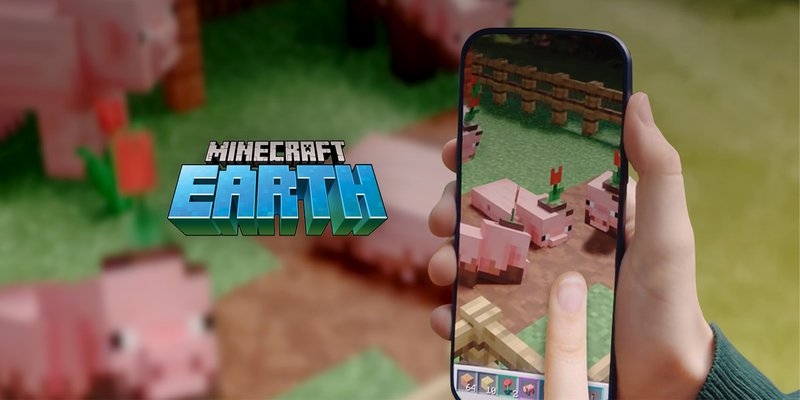 Supporto per tirare la Terra di Minecraft